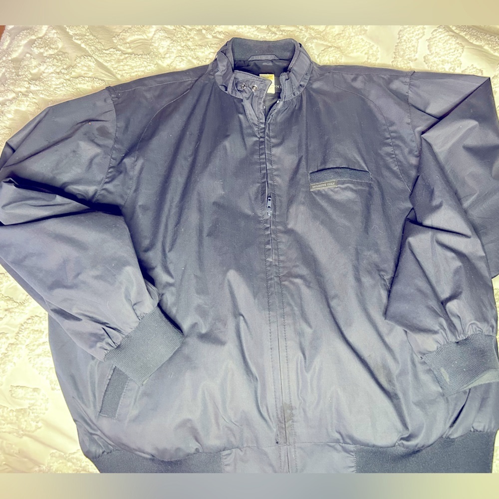 🔥VINTAGE 🔥 Navy Members only 80’s men’s jacket